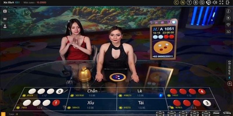 Xóc đĩa Livestream cho cảm giác chơi thật