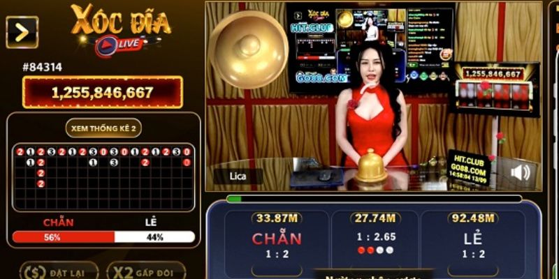 Xóc đĩa Livestream tăng tỷ lệ thắng cao