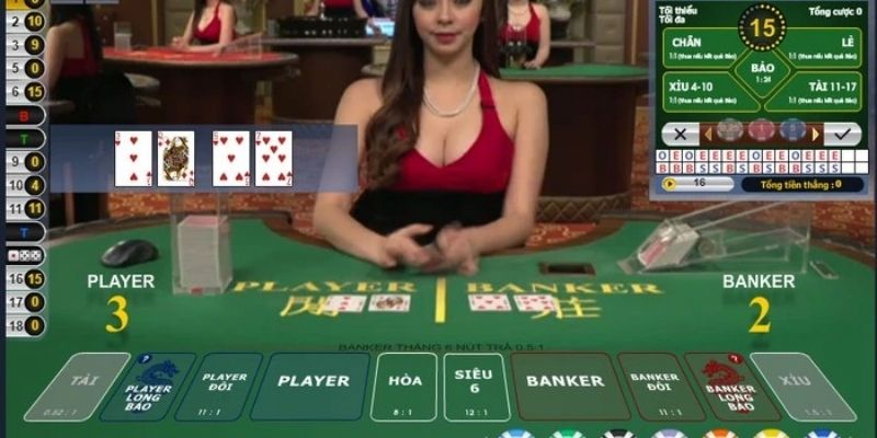Các cược theo Luật chơi Baccarat tăng tỷ lệ trúng