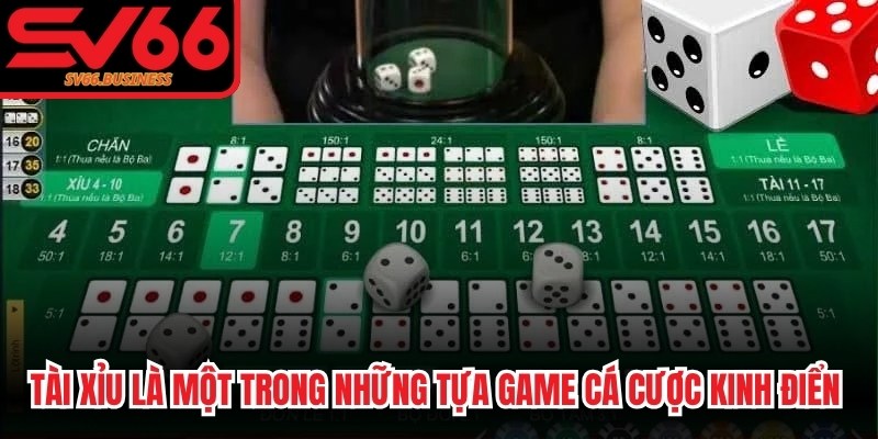 Tài xỉu là một trong những tựa game cá cược kinh điển tại các sòng bài lớn